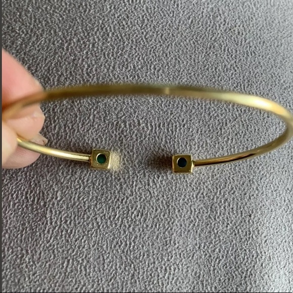 Jemma Wynne 18K Yellow Gold Turquoise bracelet - Picture 2 of 4